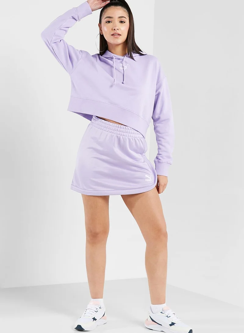 PUMA Classics Cropped Hoodie