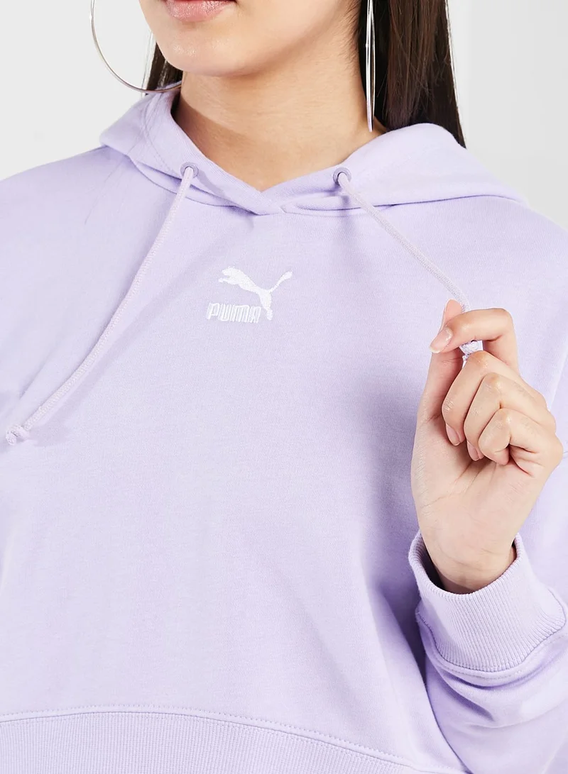 PUMA Classics Cropped Hoodie
