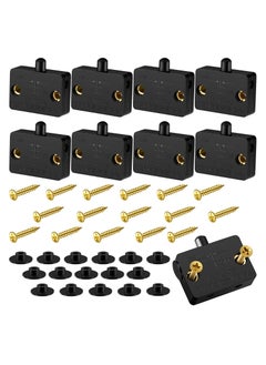 Excefore Door Button for Closet Light 12pcs Cabinet Lamp Button Automatic Door Button Touch Switch for Wardrobe Applicable  - Image 1