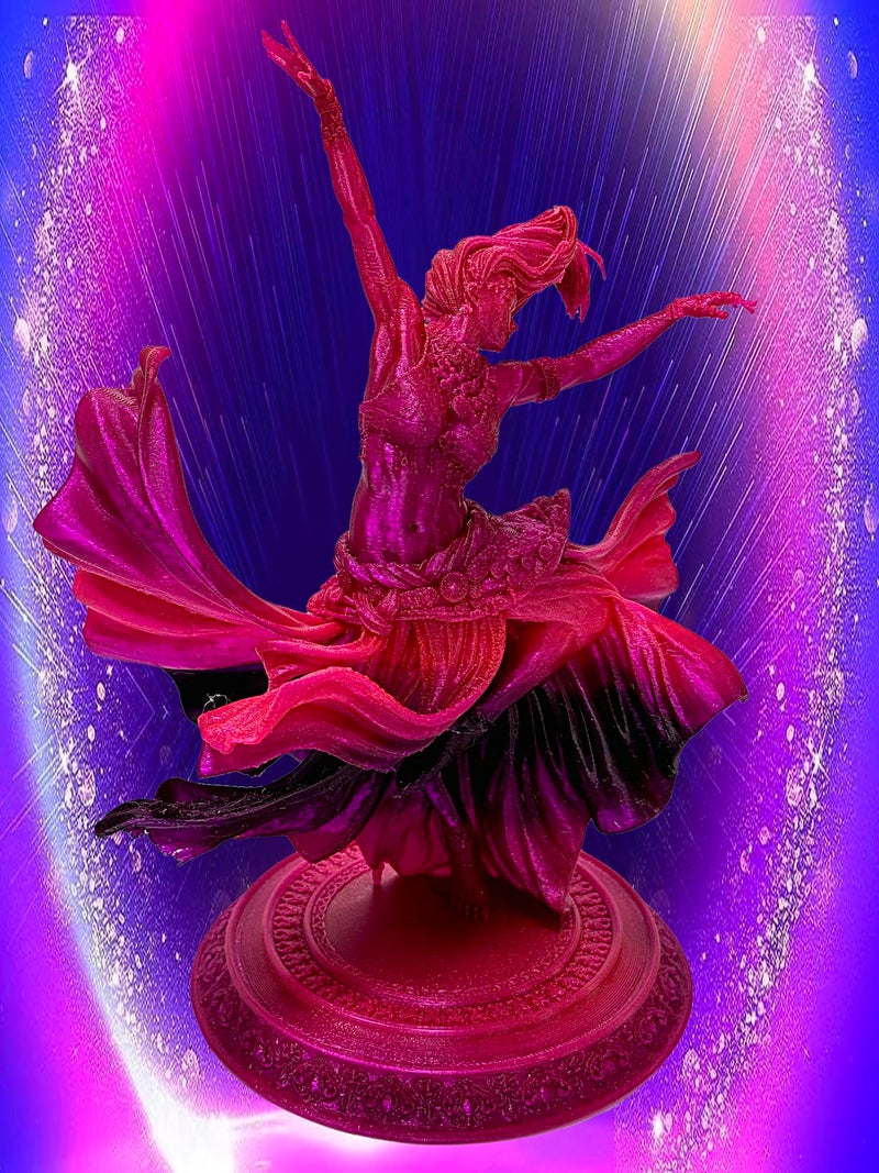 Stronghero3D Rainbow Filament,Multi Color,PLA ABS PETG,Net Weight 1kg(2.2lbs) Accuracy +/-0.05mm for ender3 Cr10 (PLA_Midnight_Shimmer_Rose) - Image 3