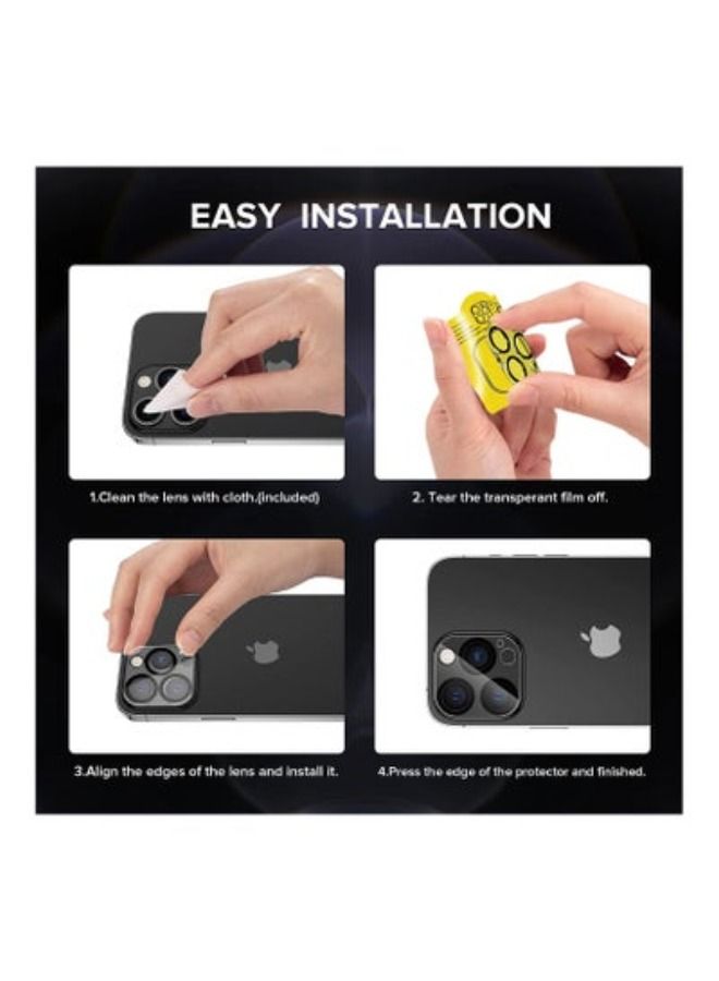 أكاليكس حامي عدسة الكاميرا ، 9 ح صلابة الزجاج المقسى فيلم ، الترا هد ، المضادة للخدش ، حالة ودية ل فون برو / فون برو ماكس - Image 5