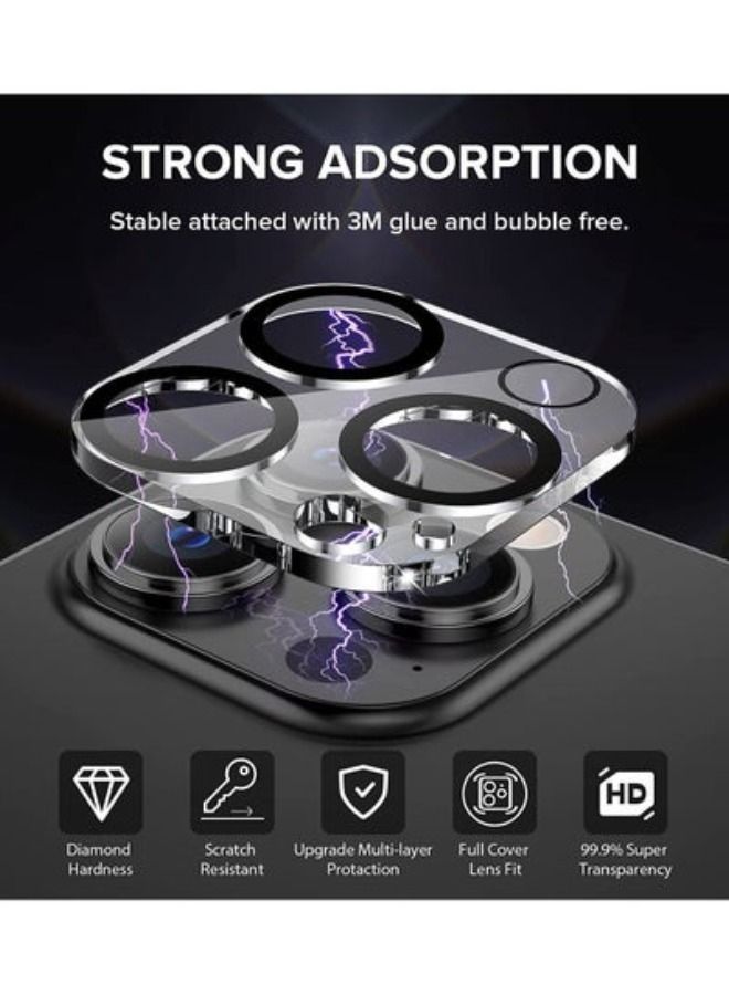 أكاليكس حامي عدسة الكاميرا ، 9 ح صلابة الزجاج المقسى فيلم ، الترا هد ، المضادة للخدش ، حالة ودية ل فون برو / فون برو ماكس - Image 2