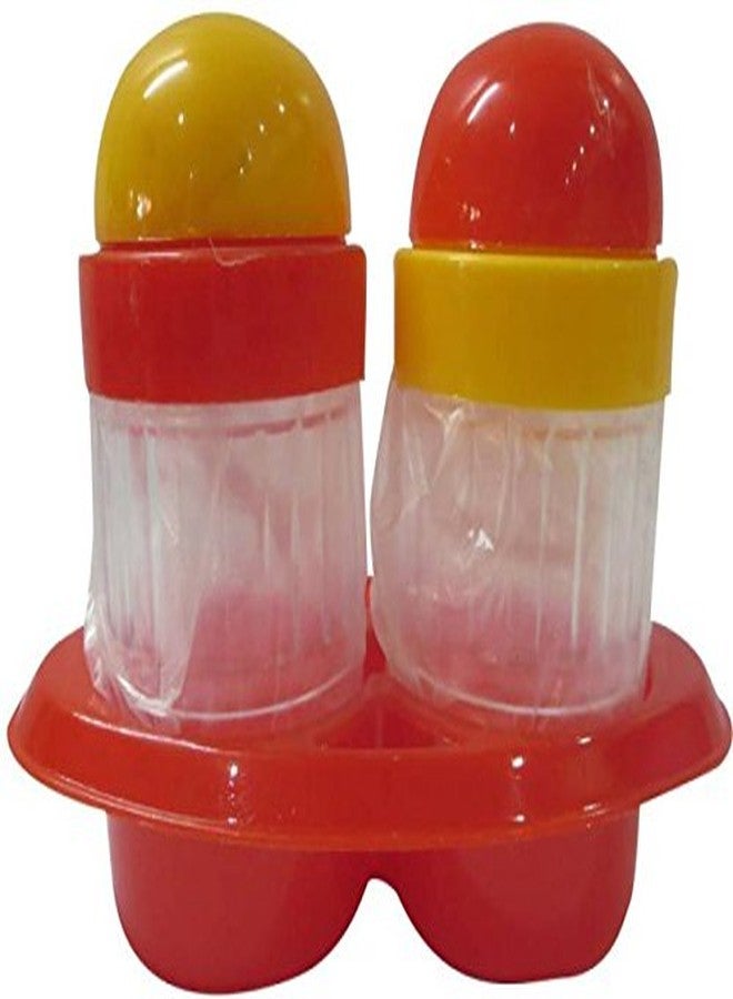 NPRC Salt Pepper Shaker Stand - Salt & Pepper Dining Table Dispenser Set with Stand - Image 1