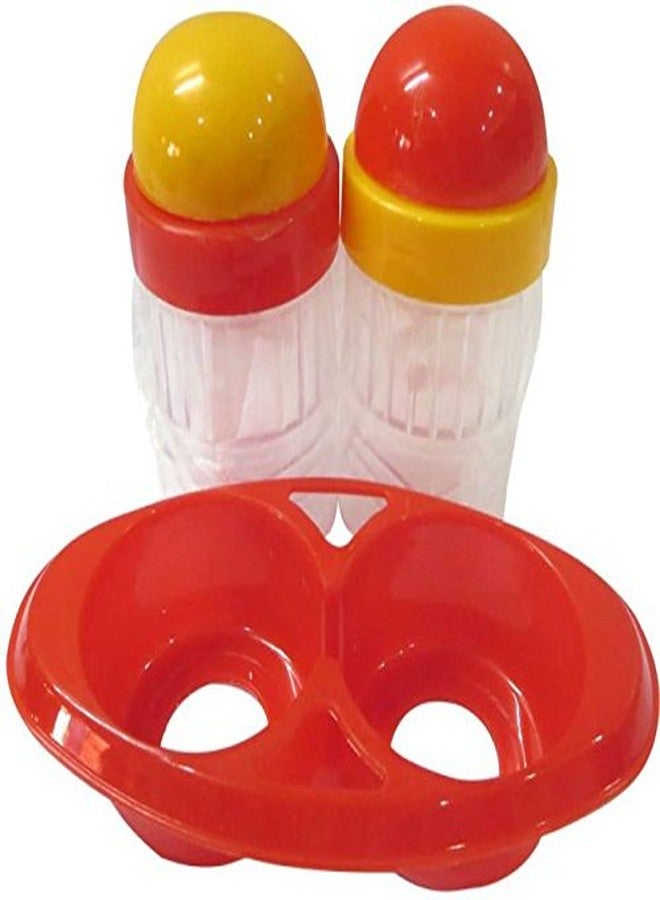 NPRC Salt Pepper Shaker Stand - Salt & Pepper Dining Table Dispenser Set with Stand - Image 2