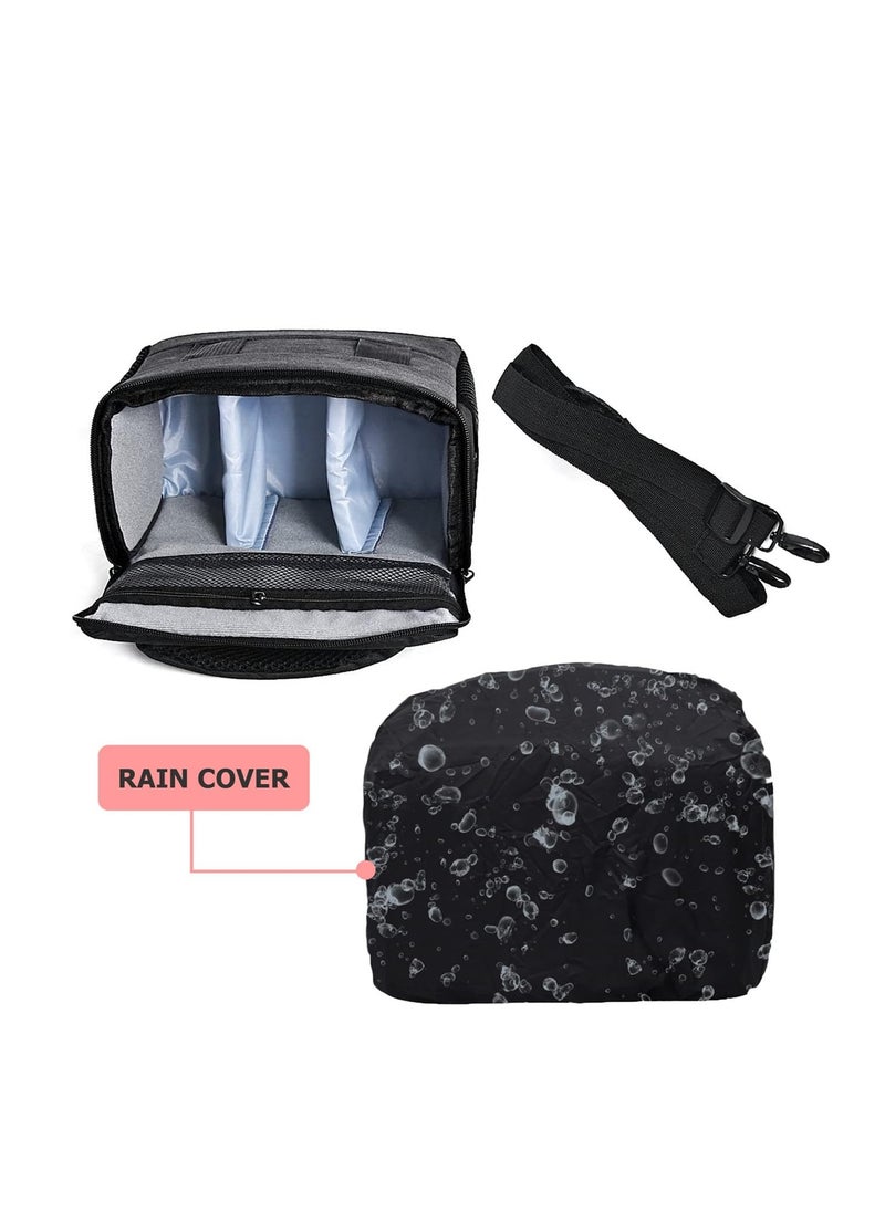 Generic - Waterproof Anti-Shock DSLR Camera Bag Compatible with Canon EOS Nikon Sony Samsung Olympus Pentex D600 D3200 D5200 DSLR 100D 500D 550D 600D 650D EOS 5002E - Image 1