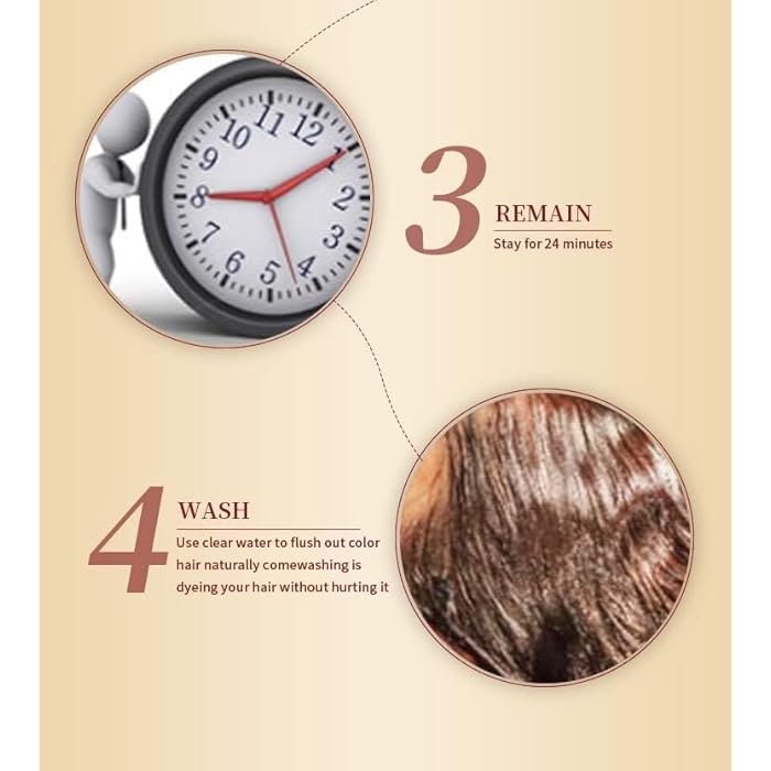 ABBASI & CO Coconut Blonde hair dye Shampoo - Instant 3 in 1 Blonde Brown Hair Dye for Men & Women - Safe for Sensitive Skin- Champu para Canas - Gray Coverage for All Hair Types 500ml (Blonde Brown) - Image 4