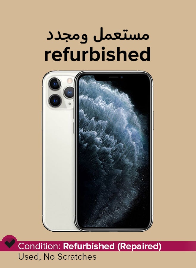 Apple Refurbished - iPhone 11 Pro Max 256GB Silver 4G With Facetime - International Version - Image 1