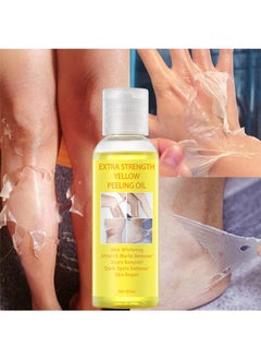 MOOYAM High-Performance Extra Strength Yellow Peeling Oil with Lightweight Formula for Dark Skin, Face, Body, Dark Spots and Skin Lightening (100 ml) for Unisex, for All Skin Types  - Image 1