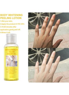 MOOYAM High-Performance Extra Strength Yellow Peeling Oil with Lightweight Formula for Dark Skin, Face, Body, Dark Spots and Skin Lightening (100 ml) for Unisex, for All Skin Types  - Image 5