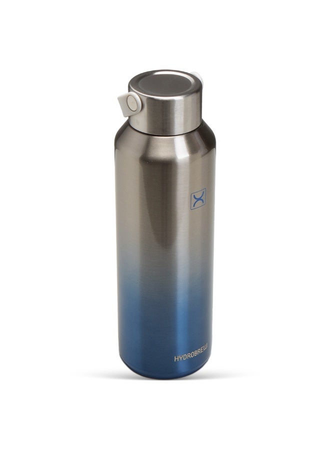 Hydrobrew Vacuum Insulated Water Bottle, 710ml, Silver - Image 4