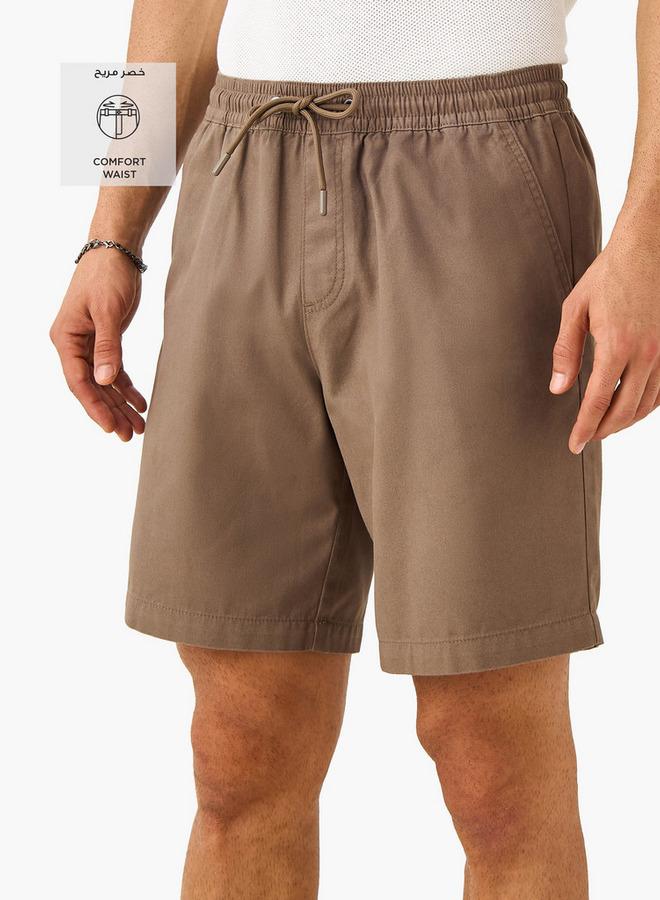 سبلاش فيڤ شورت بقصة عادية وخصر مرن وجيوب - Image 3