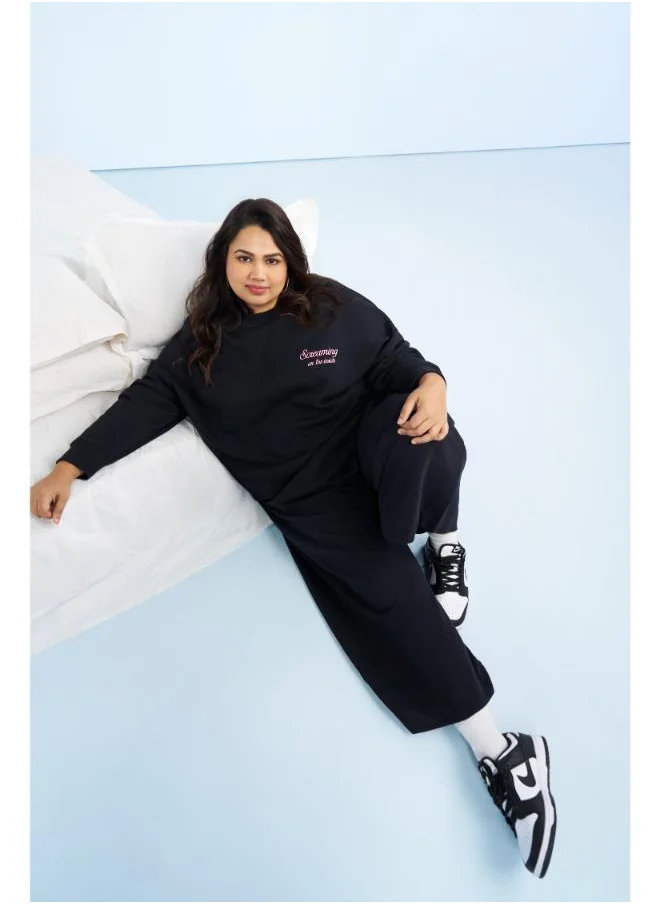 NeceSera Screaming on the Inside Terry Travel Co-ord Set