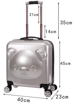 GoldenLike Kids Luggage Children Travel Suitcase 20 Inch Cartoon Rolling Trolley Case with Wheels Children's Carry on Luggage for Boys Girls Travel and School  - Image 2