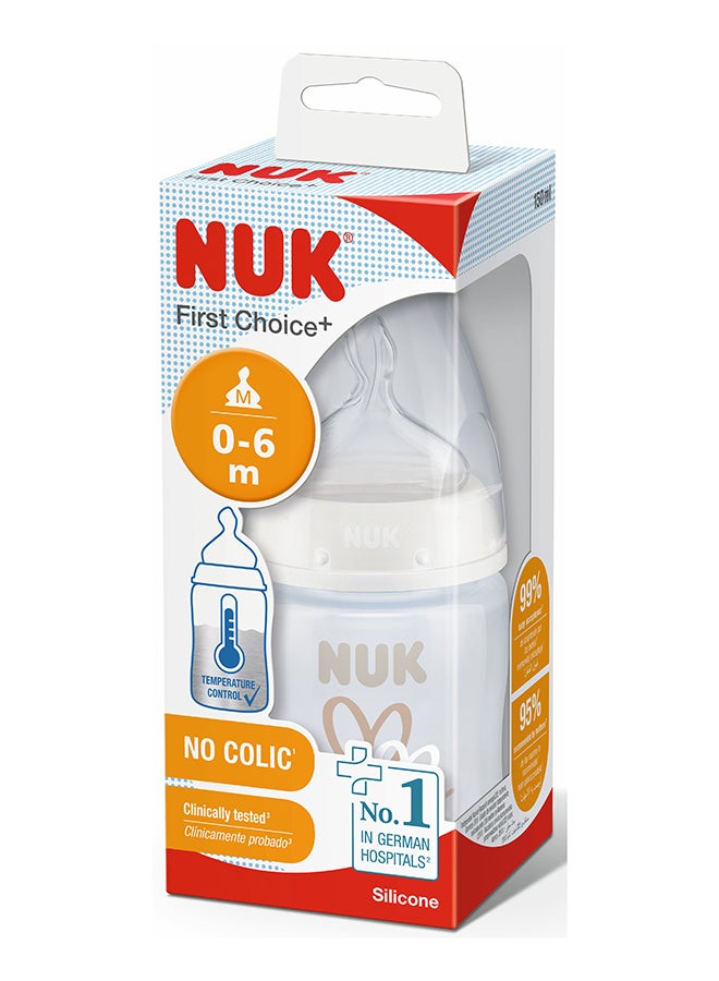 NUK First Choice +   Bottle  150Ml M 0 6M (White)