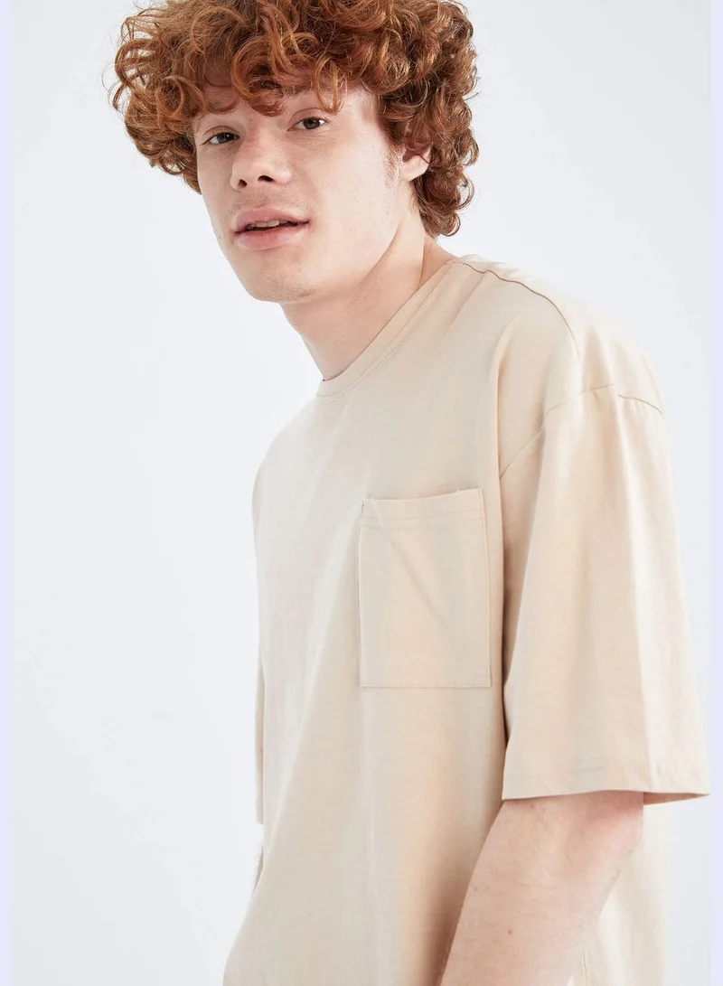 DeFacto Oversize Fit Bisiklet Yaka Tişört