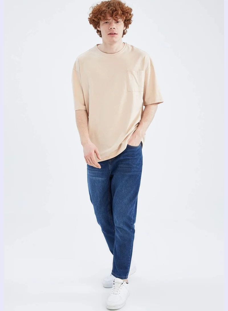 DeFacto Oversize Fit Bisiklet Yaka Tişört