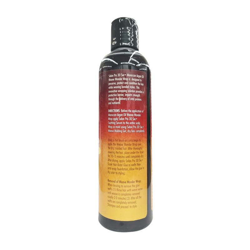 SalonPro Salon Pro 30 Sec Moroccan Argan Oil Weave Wonder Wrap Dark - Image 3