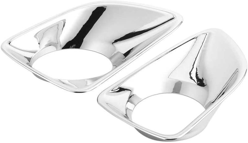 QASULER Chrome Fog Lamp Cover Trim for Nissan Navara NP300 - Image 1