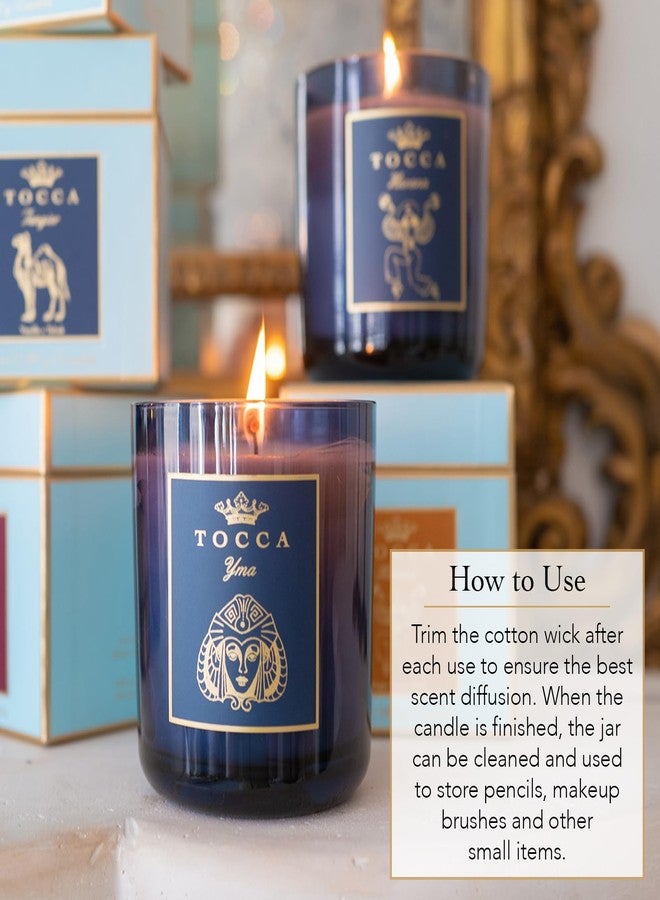 TOCCA Amalfi 10oz Candle - Grapefruit & Cucumber Scented, Hand Poured Soy-Wax Blend with 100% Cotton Wick, 60 Hour Burn Time - Image 4