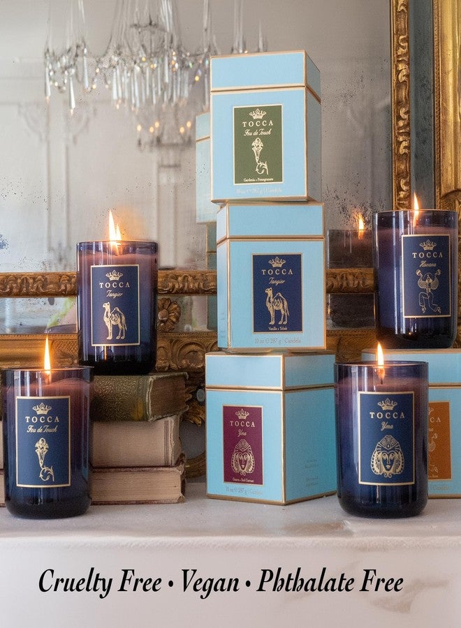 TOCCA Amalfi 10oz Candle - Grapefruit & Cucumber Scented, Hand Poured Soy-Wax Blend with 100% Cotton Wick, 60 Hour Burn Time - Image 5