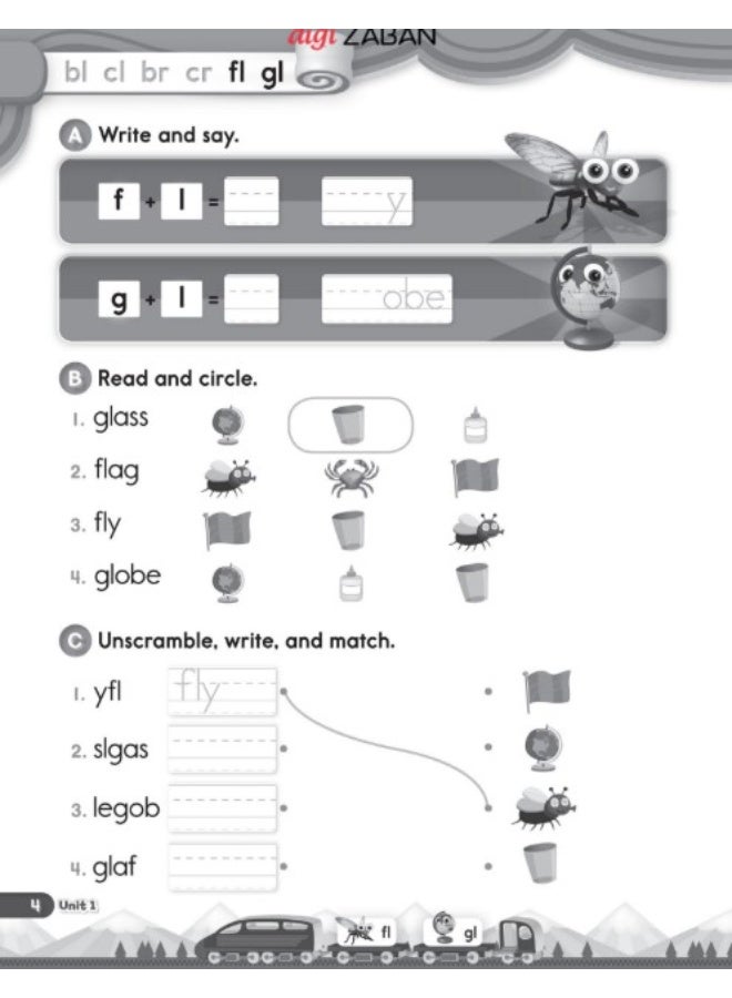 Oxford Phonics World 4 – Consonant Blends  Work Book - Image 5
