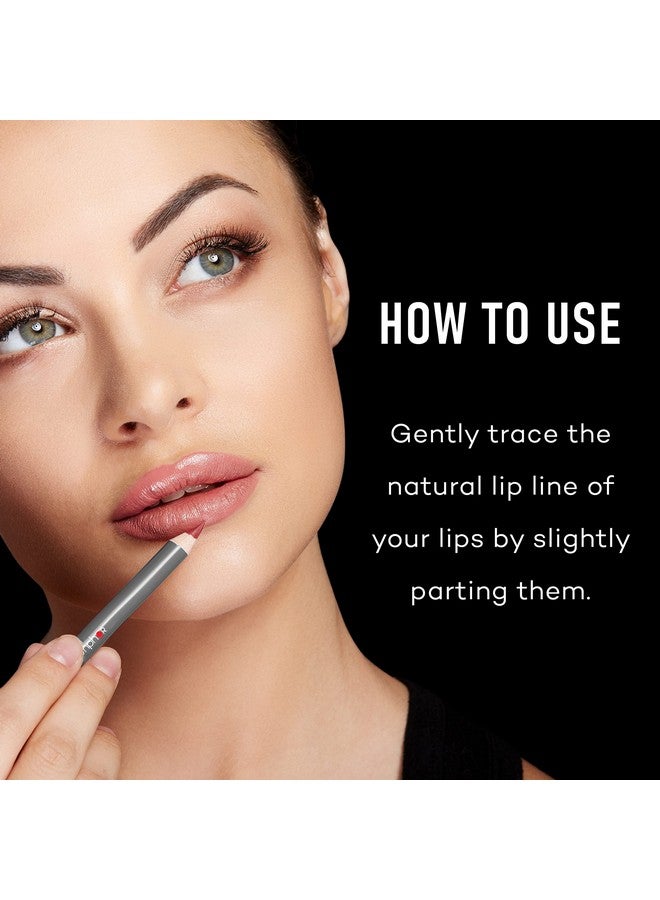 لينفور قلم تحديد الشفاه ريبيل، مقاوم للماء وطويل الأمد، أقلام تحديد الشفاه بلمسة نهائية غير لامعة، طرف مدبب مع محدد شفاه دقيق للنساء والفتيات، أحمر 06 - Image 3