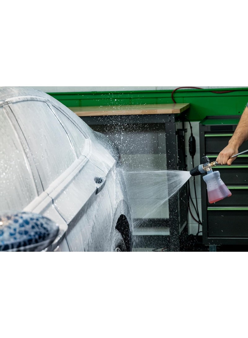 تيرتل واكس شامبو Turtle Wax Snow Foam لغسيل السيارات - سعة 5 لتر | سائل غسيل عالي الرغوة برائحة الكرز | شامبو مركز لتنظيف السيارات - Image 4