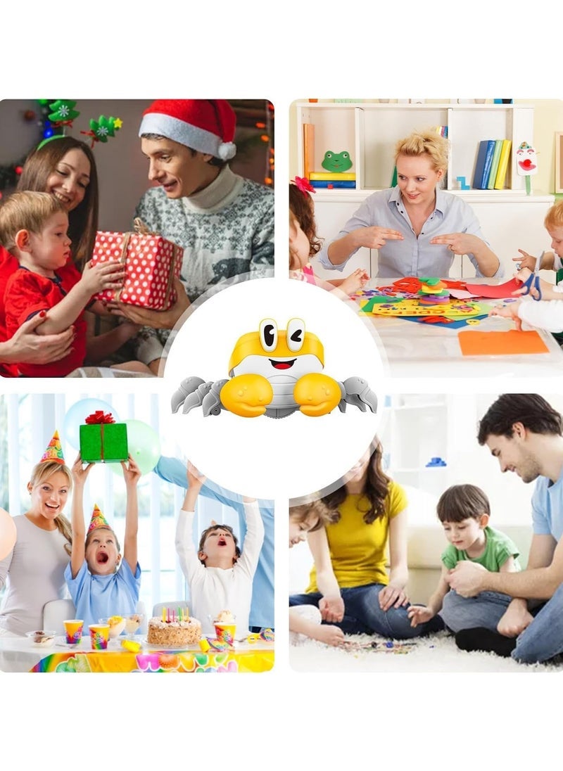 ELTRAZONE Crawling Crab Toy for Babies – Interactive Sensor Crab Toy with Music & Lights, Escape Movement Developmental Toy for Toddlers – Fun Sound & Motion Play for 1-Year-Old Boys & Girls - Image 4