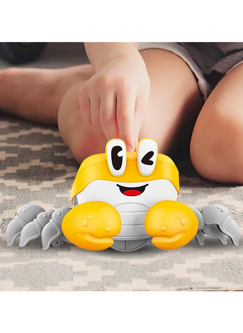 ELTRAZONE Crawling Crab Toy for Babies – Interactive Sensor Crab Toy with Music & Lights, Escape Movement Developmental Toy for Toddlers – Fun Sound & Motion Play for 1-Year-Old Boys & Girls - Image 3