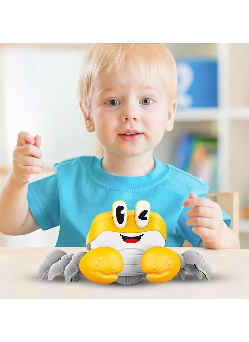 ELTRAZONE Crawling Crab Toy for Babies – Interactive Sensor Crab Toy with Music & Lights, Escape Movement Developmental Toy for Toddlers – Fun Sound & Motion Play for 1-Year-Old Boys & Girls - Image 2