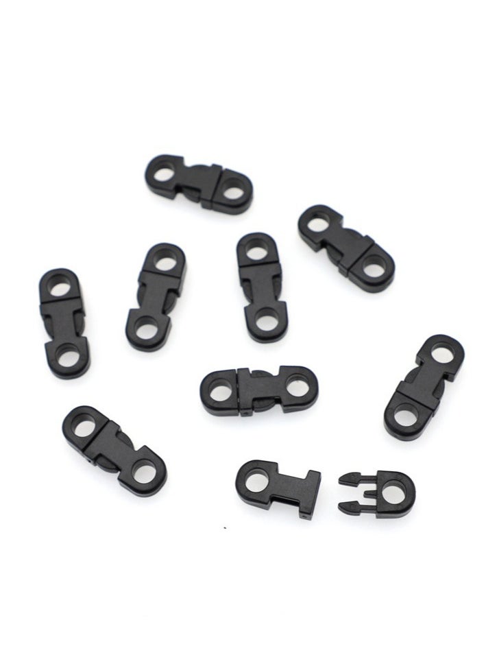 Excefore - 25 Pack Quick Release Breakaway Buckles, Small Safety Breakaway Buckles, Paracord Anklet, Mask Lanyard Braid Necklace DIY, Cameras Strap Rings Accessories(5mm) - Image 1