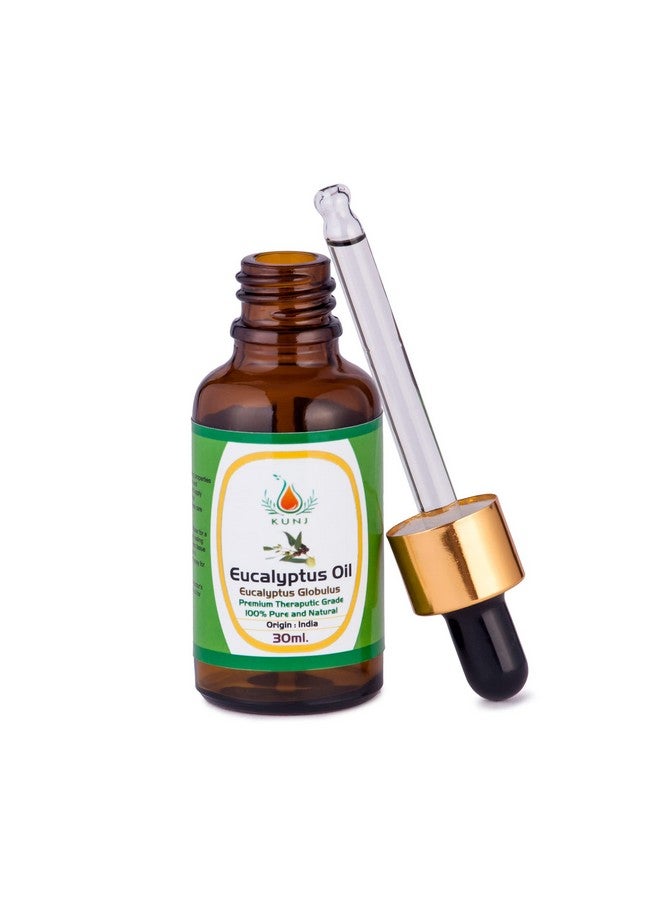 KUNJ Eucalyptus Essential Oil (Eucalyptus globulus) 100% Pure & Natural Undiluted Therapeutic Grade, For Healthy Skin, Hair, and Body - Revitalizing & Nourishing Care for Face - 100ml - Image 4