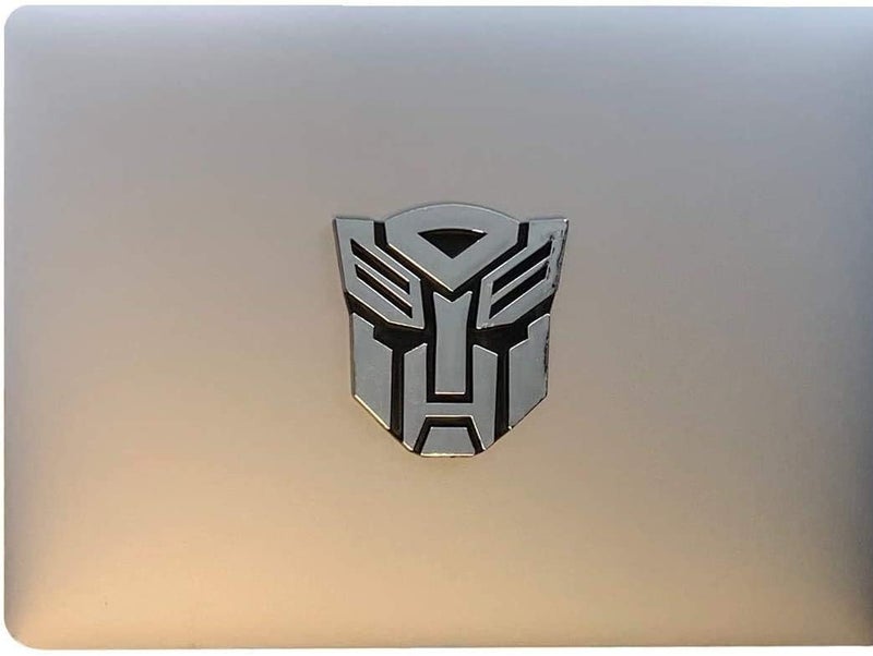 YARAKETA AVBT 2 PCS in Set Transformers Emblem - 3" Tall for Car Autobot Sticker Pair Chrome Finish PVC Auto Emblems  Car Accessories - Image 4