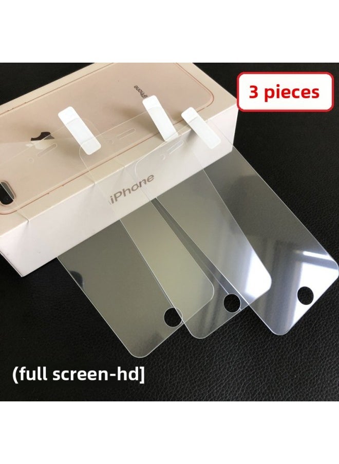 Generic - For Iphone 6s/7/8 Tempered Film Full Screen Full Transparent For Iphone6P Mobile Phone Film 7p Anti-Blue Light 8plus Explosion-proof Eye Protection-Colour:(pack Of 3) [full Screen Hd]-Size:For Iphone6SPLus - Image 1