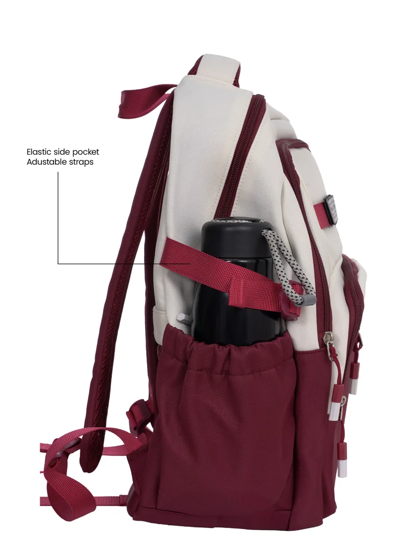 PARAJOHN  Parajohn Junior 20L School Backpack for Kids – Lightweight Polyester Bookbag with Hidden Back Pocket  | Best Price UAE