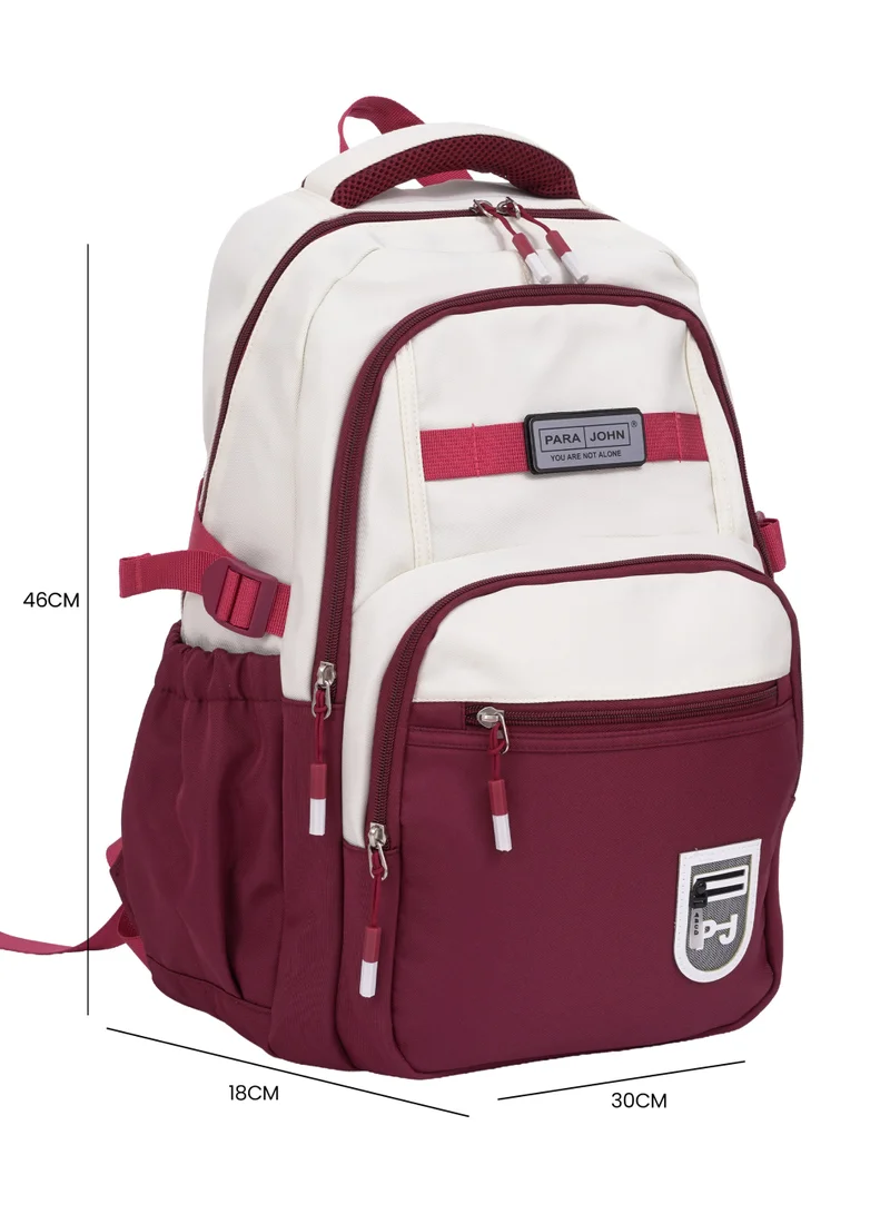 PARAJOHN  Parajohn Junior 20L School Backpack for Kids – Lightweight Polyester Bookbag with Hidden Back Pocket  | Best Price UAE