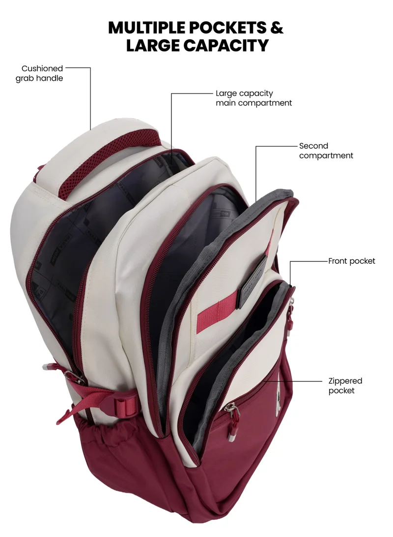 PARAJOHN  Parajohn Junior 20L School Backpack for Kids – Lightweight Polyester Bookbag with Hidden Back Pocket  | Best Price UAE