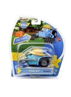 Robocar Poli Robocar Poli, TRACKY DIE-CAST Metal Toy Cars, Farm Tractor Toys, Mini Model Vehicle Truck Toy Party Birthday Gifts for Toddlers Age 1-5 Boys Girls  - Image 2