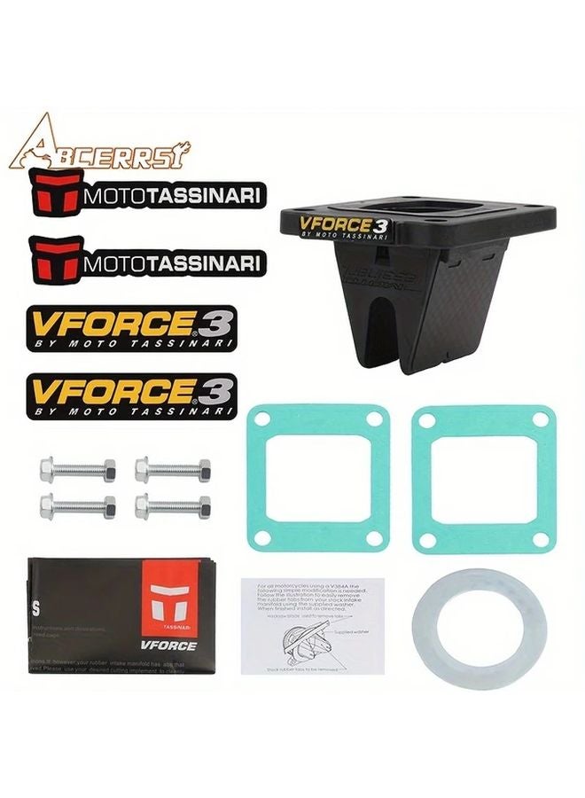 Motorcycle Carbon Fiber Intake System V384A Vforce3 VS110 1 For Kawasaki KX85 KX80 KX100 Suzuki RM100 - Image 2