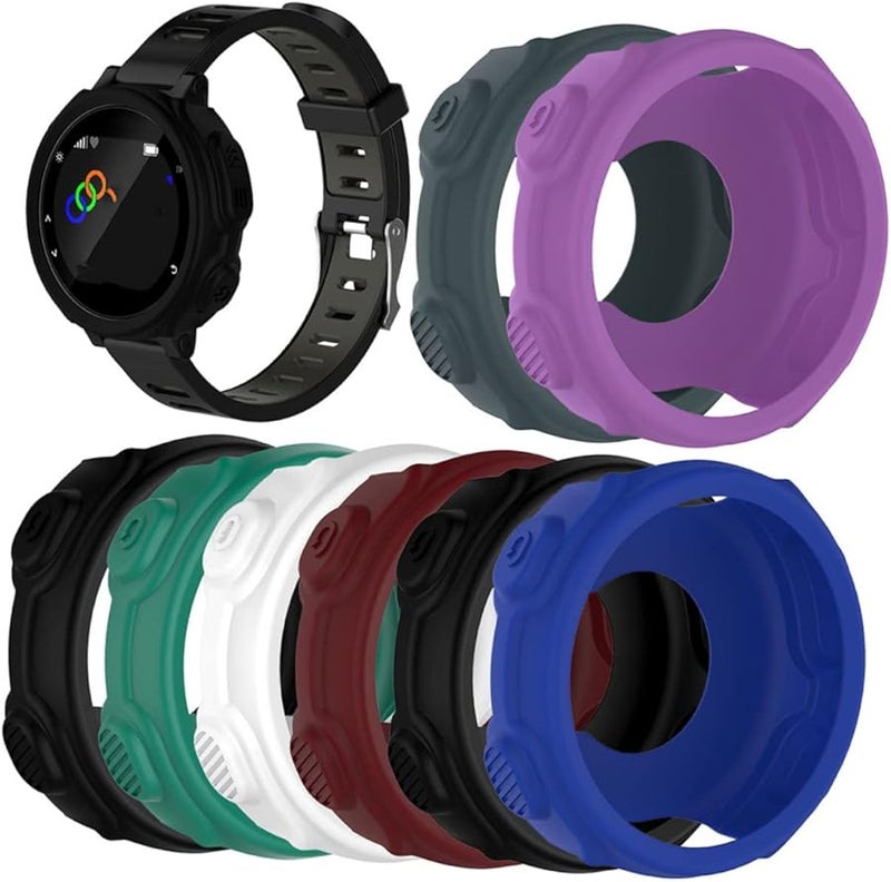 Red Silicone Shock Protective Case Cover for Forerunner Watch 4 5x3 5cm - Image 3