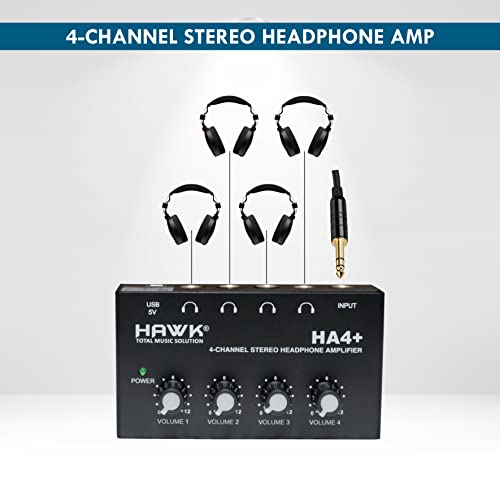Hawk HA4+ 4 Channel Headphone Amplifier - Image 2