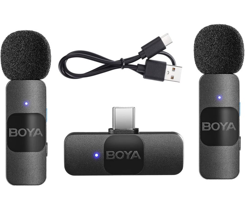 Boya BY-V20 v2.0 Microphone for iPhone & USB Type-C MFi – Clear Sound for Vlogging, Podcasting & Live Streaming - Image 1