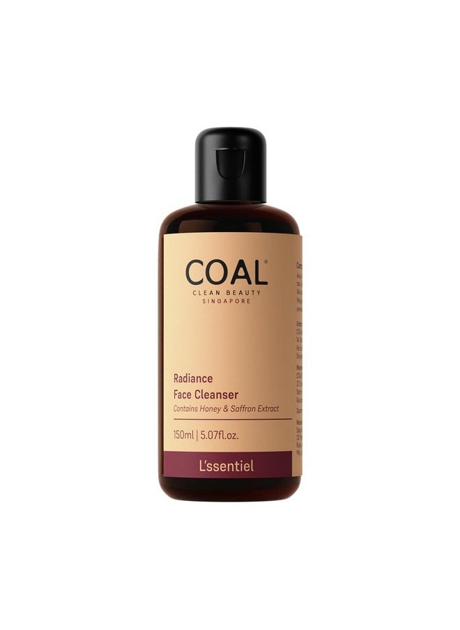 COAL CLEAN BEAUTY Radiance Face Cleanser With Honey & Saffron Extract | Deeply Cleanses, Refreshes & Resets Skin | Women | All Skin Types | 150Ml  - Image 1