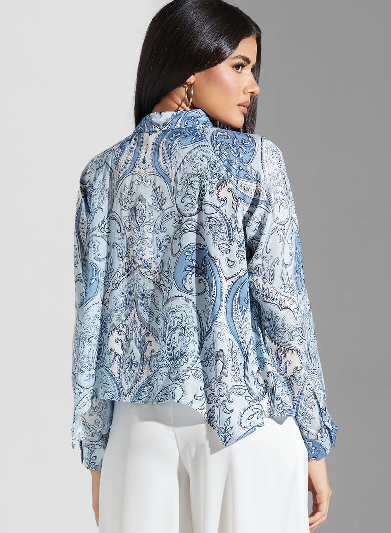 Label RITU KUMAR Printed Button Down Shirt  - Image 2
