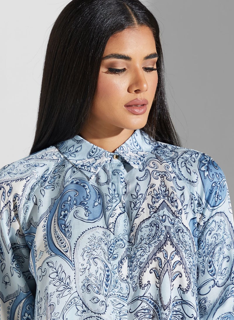 Label RITU KUMAR Printed Button Down Shirt  - Image 3