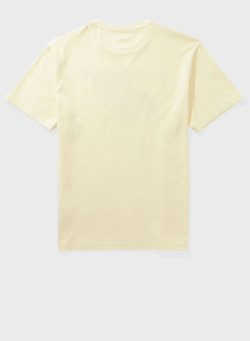 امريكان ايجل Logo Graphic Crew Neck T-Shirt