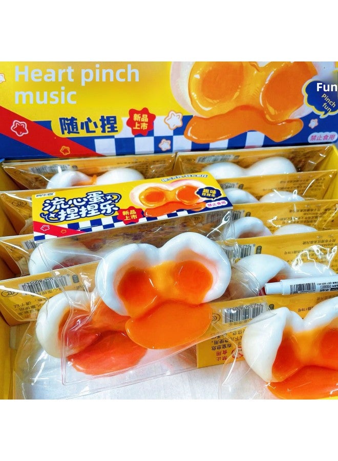 Dampling New Creative Simulation Liquid Egg Squishy Toy With A Muddy Texture, Stress-Relief Egg Toy, Fun Children's Gift Small dumpling - Image 2