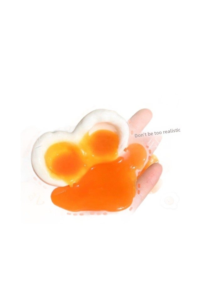 Dampling New Creative Simulation Liquid Egg Squishy Toy With A Muddy Texture, Stress-Relief Egg Toy, Fun Children's Gift Small dumpling - Image 5