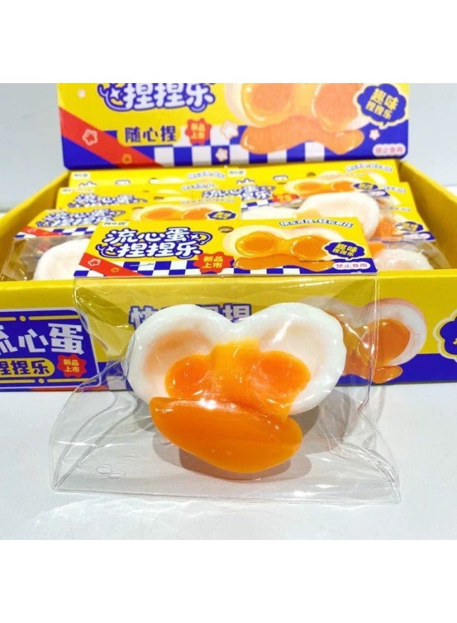 Dampling New Creative Simulation Liquid Egg Squishy Toy With A Muddy Texture, Stress-Relief Egg Toy, Fun Children's Gift Small dumpling - Image 3