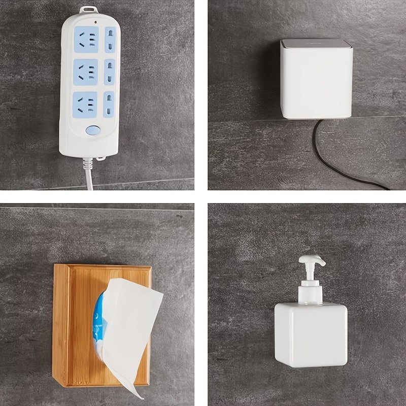 14 Pcs Adhesive Wall Hooks No Drill Easy Install for Kitchen Bathroom Office - Image 4